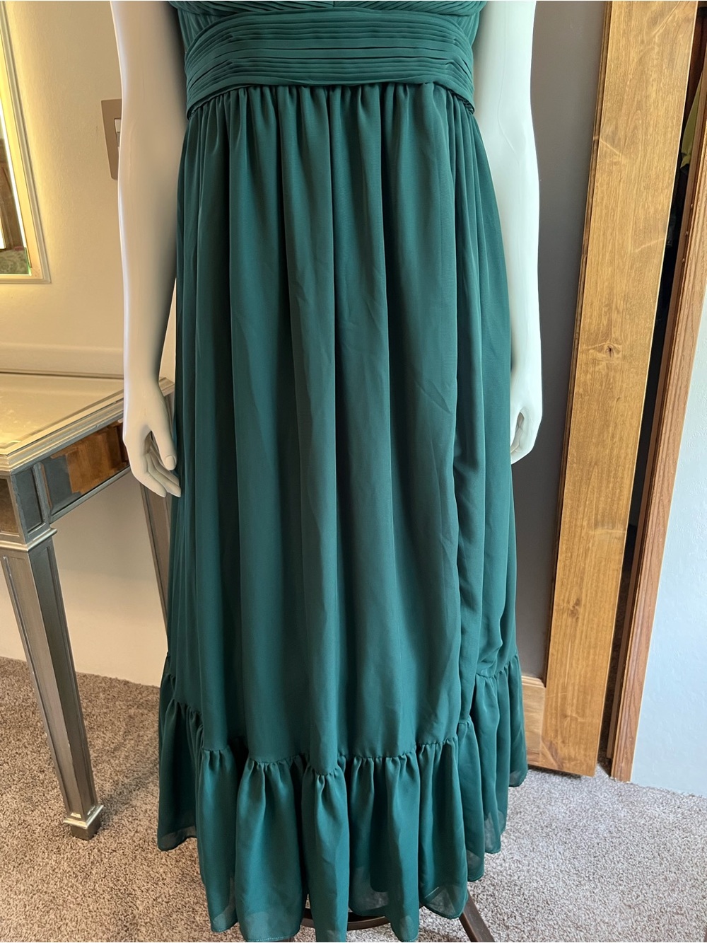 Birdy Grey Michelle Dress Chiffon Esmerald - Picture 6 of 16